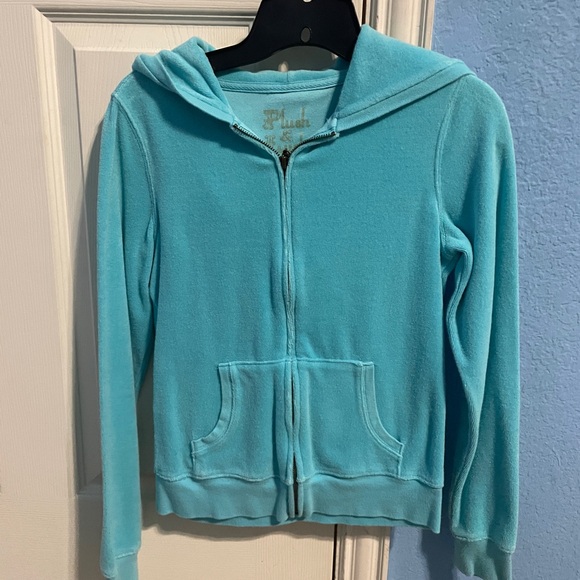 Victoria’s Secret PINK Lush Light Blue Hoodie - Picture 1 of 2